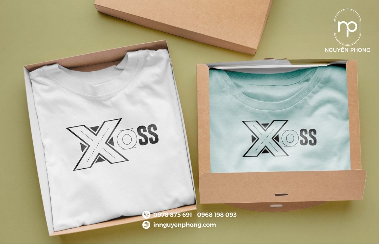 Mẫu hộp kraft đựng quần áo đơn giản